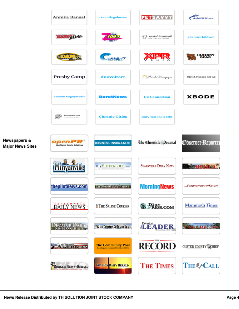 Nhóm Newspapers & Major News Sites