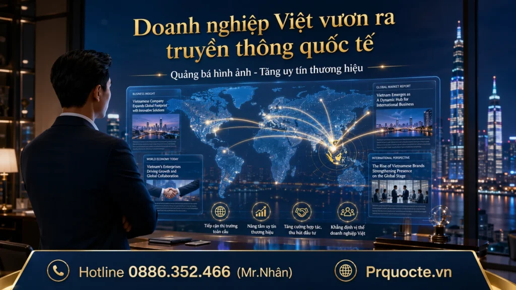 Doanh nghiệp Việt vươn ra truyền thông quốc tế