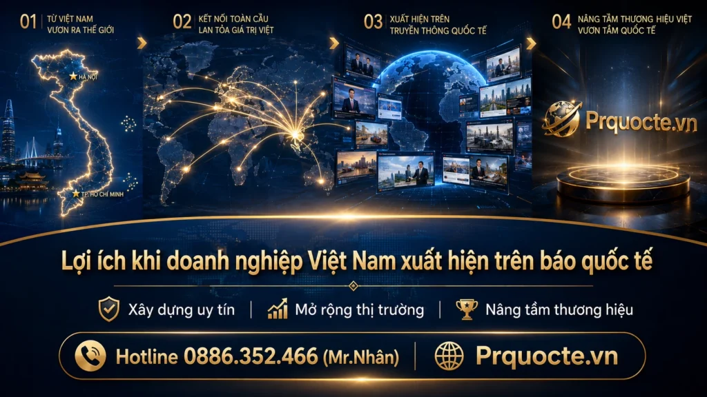 Lợi Ích Khi Doanh Nghiệp Việt Nam Cần Quảng Bá Hình Ảnh Trên Các Báo Quốc Tế