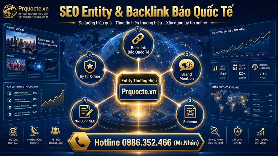 SEO Entity & Backlink Báo Quốc Tế