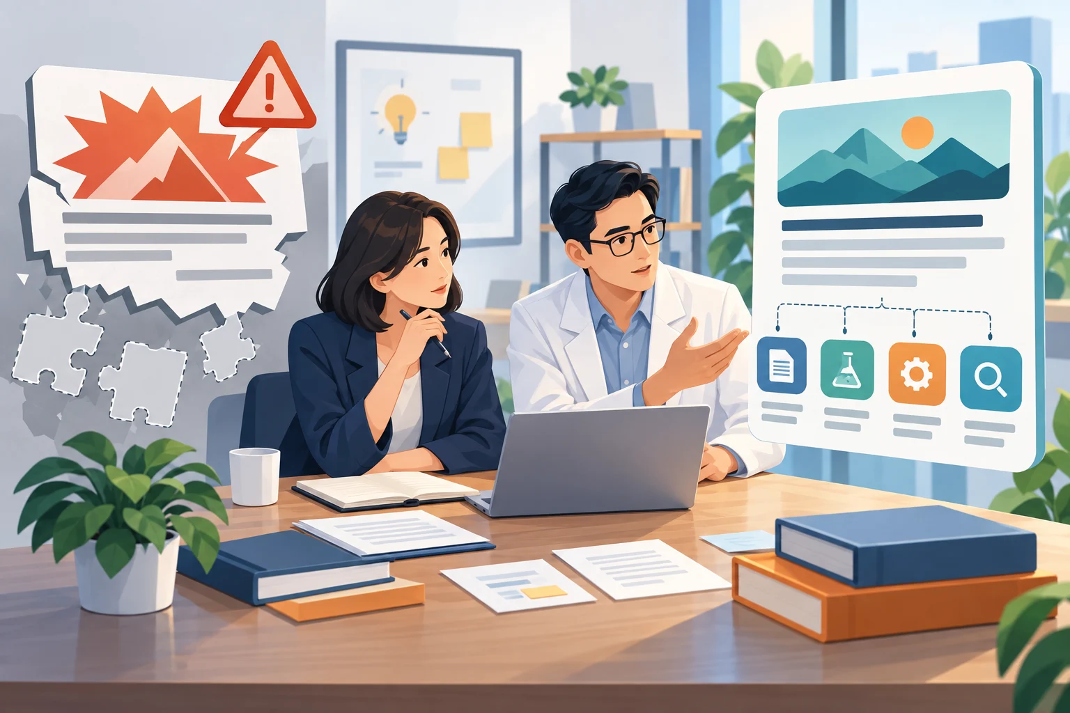 Biên tập viên và chuyên gia sửa một lời khẳng định chung chung thành nội dung có căn cứ.