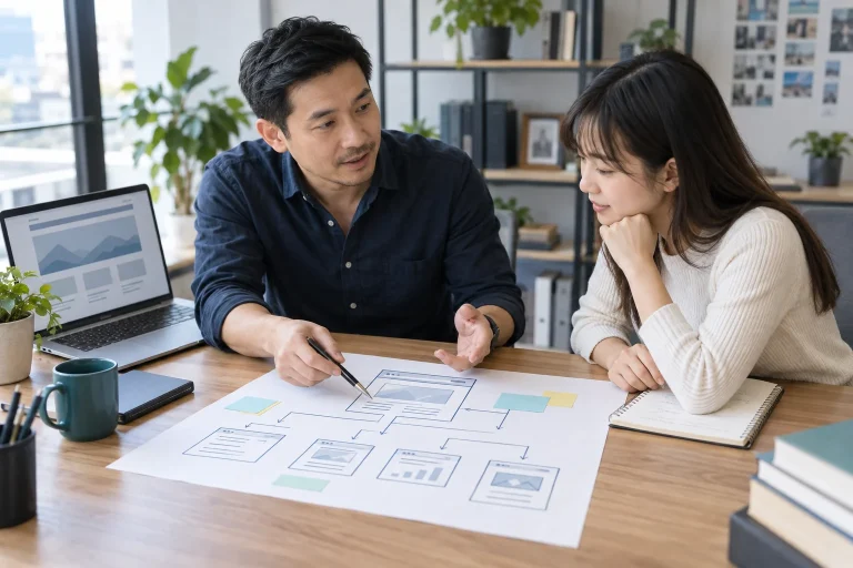 Người quản lý website được hướng dẫn cách lập bản đồ công việc SEO.